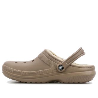 Crocs Classic Lined Clogs “Mushroom Bone” 203591-2YB