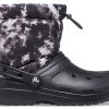 Crocs Classic Lined Neo Puff Tie Dye Boots “Black White” 207328-001