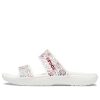 Crocs Classic Non-Slip Wear-Resistant Sports Slippers Unisex White 207350-94S