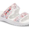 Crocs Classic Non-Slip Wear-Resistant Sports Slippers Unisex White 207350-94S