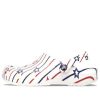 Crocs Classic Stars and Stripe Clog “White Multi” 208877-94S