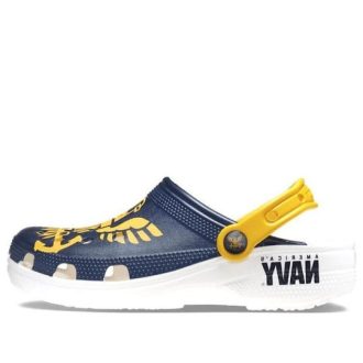 Crocs Classic US NAVY Clogs “Navy White” 207750-94S