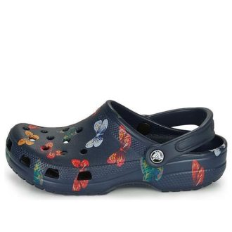 Crocs Classic Vacay Vibes Butterfly Clogs “Navy Multi” 206375-92Z