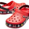 Crocs Crocband Cartoon Mickey Mouse Wear-Resistant Unisex Red Black Sandals “Red Black” 204936-90H