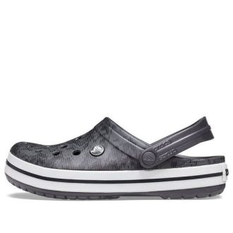 Crocs Crocband Clogs “Grey Black” 206474-02W