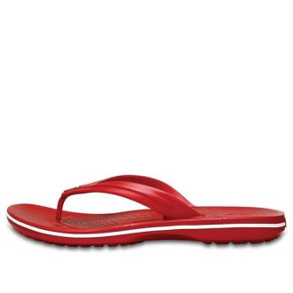 Crocs Crocband Flip Flops “Red White” 11033-6FT