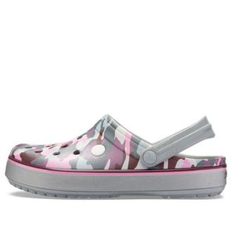 Crocs Crocband Graphic III Clogs “Grey Pink” 205834-0GF