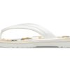 Crocs Crocband Printed Flip Flops “White Tan” 205943-94S