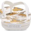 Crocs Crocband Printed Flip Flops “White Tan” 205943-94S