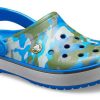 Crocs Crocband Printed Sandals Blue Camouflage Unisex 205834-4JU Crocs Crocband Printed Sandals Blue Camouflage Unisex 205834-4JU
