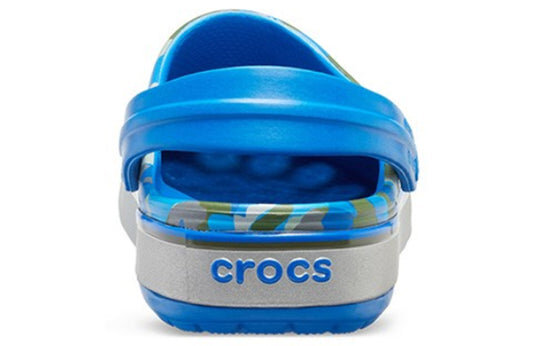 Crocs Crocband Printed Sandals Blue Camouflage Unisex 205834-4JU Crocs Crocband Printed Sandals Blue Camouflage Unisex 205834-4JU