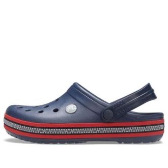 Crocs Crocband Zipper Band Clogs “Navy Red” 206594-4SA