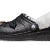 Crocs Disco Classic Lined Disco Glitter Clogs “Black White” 208075-0ZS