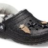 Crocs Disco Classic Lined Disco Glitter Clogs “Black White” 208075-0ZS