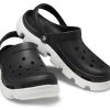 Crocs Duet Beach Sandals Black White 11991-066