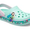 Crocs Funny Pattern Small Crocs Outdoor Sports Big Boys Mint Green Sandals 206155-3P7