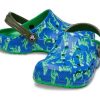 Crocs (GS) Baya Printed Clogs “Blue Bolt Multi” 207657-4LB