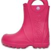 Crocs (GS) Candy Pink Handle It Rain Boots “Pink” 12803-6X0