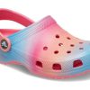 Crocs (GS) Classic Color Dip Clogs “Pink Blue Orange” 209041-6WA