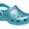 Crocs (GS) Classic Glitter Clog “Blue Teal” 206993-4SS
