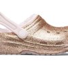 Crocs (GS) Classic Lined Glitter Clogs “Gold Pink” 207462-2UB