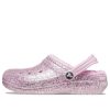Crocs (GS) Classic Lined Glitter Clogs “Pink” 207463-6S0