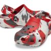 Crocs (GS) Classic Marbled Clogs “White Red Grey” 207002-884