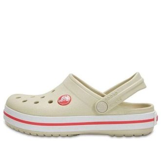 Crocs (GS) Crocband Clogs “Beige Red” 204537-1AS