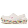 Crocs (GS) Crocband Gem Band Clogs “White Multi” 207605-100