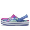 Crocs (GS) Crocband Graphic Clogs “Blue Pink Green” 206607-434