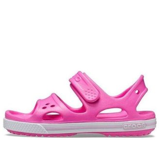 Crocs (GS) Crocband II Sandals “Pink White” 14854-6QQ