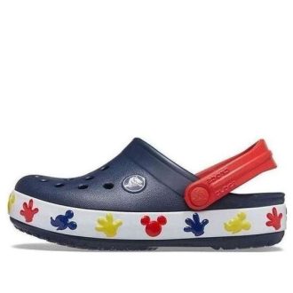 Crocs (GS) Fun Lab Mickey Lights Clogs “Navy Multi” 207459-410