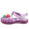 Crocs (GS) Isabella Glitter Flat Sandals “Purple Pink” 205038-518