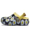 Crocs (GS) Lined Vacay Vibes Clogs “Black Daisy” 207318-0ZI