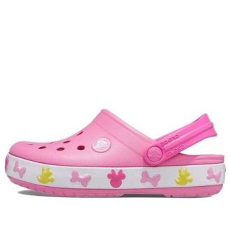 Crocs (GS) x Fun Lab Disney Minnie Clogs “Pink White” 207459-05