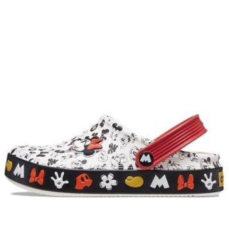 Crocs (GS) x Mickey Off Court Clogs “White Black Red” 208850-100