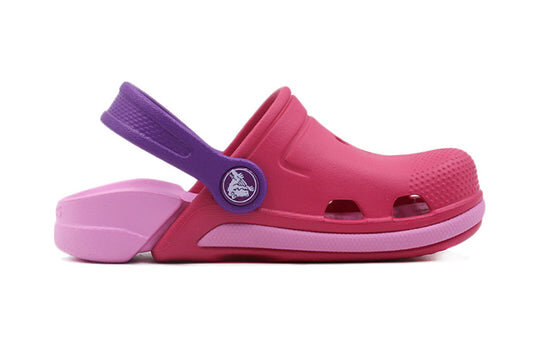 Crocs Kids Crocs Classic clog Sports sandals “Red Pink Purple” 204991-66I Crocs Kids Crocs Classic clog Sports sandals “Red Pink Purple” 204991-66I