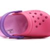 Crocs Kids Crocs Classic clog Sports sandals “Red Pink Purple” 204991-66I Crocs Kids Crocs Classic clog Sports sandals “Red Pink Purple” 204991-66I
