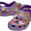 Crocs Lisa Frank x Classic Clog “Neon Purple Multi Hearts” 207736-573