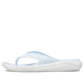 Crocs LiteRide Beach Cozy Stylish Unisex Light Blue Slippers 205182-4KA