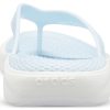 Crocs LiteRide Beach Cozy Stylish Unisex Light Blue Slippers 205182-4KA