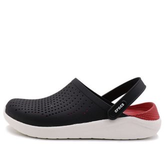 Crocs LiteRide Black Sandals “Black White” 204592-066