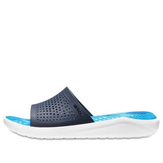 Crocs LiteRide Deep Blue Slippers 205183-462