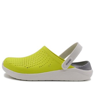 Crocs LiteRide Lazer Cut Clogs “Yellow Beige” 204592-38L