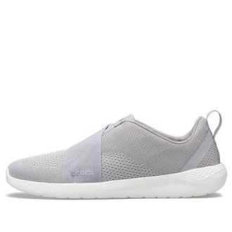 Crocs LiteRide Modform Slip-On Shoes “Grey White” 206069-00J