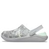 Crocs LiteRide Printing Sandals Gray Green 206491-3TO