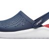 Crocs LiteRide Shoe Beach Sandals Unisex Blue Red 204592-4CC