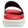 Crocs LiteRide Slides “Red Black White” 205183-066