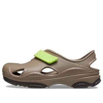 Crocs (PS) All Terrain Fisherman Sandals “Beige Green” 208351-260