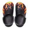 Crocs (PS) Classic Flame Broiled Clog “Black Red Green” 206629-0X9